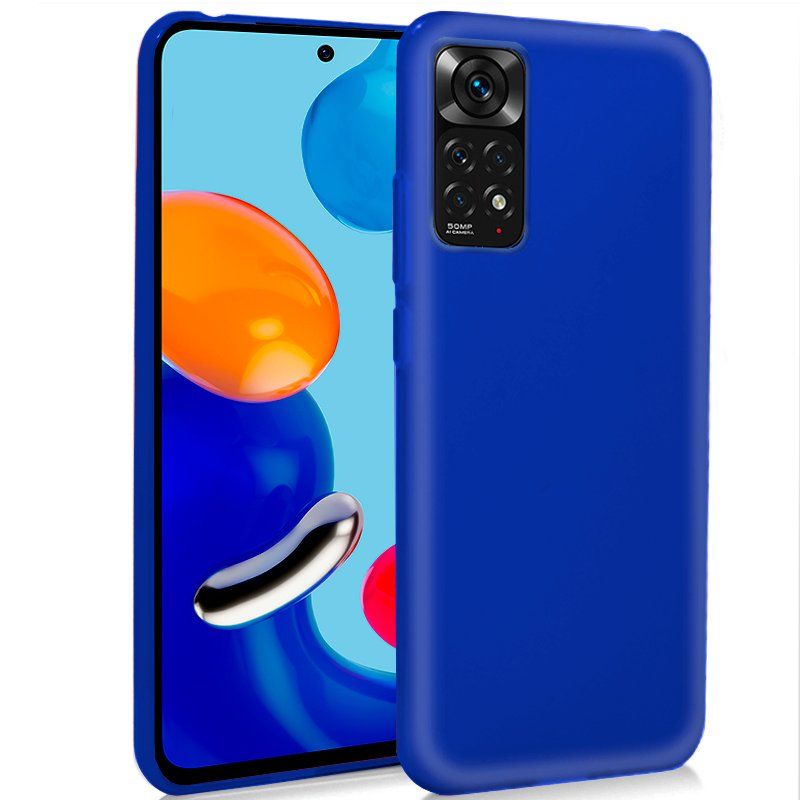 Funda azul para Xiaomi Redmi Note 11 / 11S de silicona