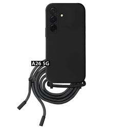 Funda con cordón Negro para Samsung Galaxy A26 5G