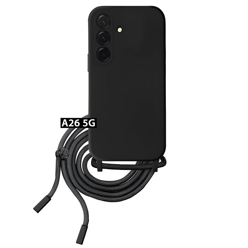 Funda con cordón Negro para Samsung Galaxy A26 5G