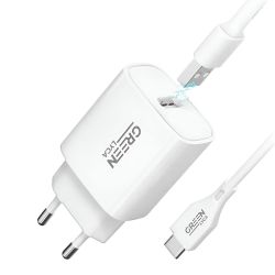 Cargador Usb a Usb C para móvil y tablet Carga rápida 3.6A 18W QC 3.0