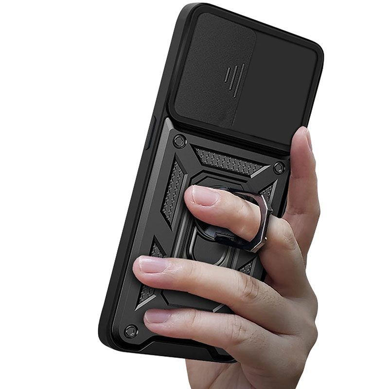 Funda Slide Armor con anillo para Samsung Galaxy A13 5G / A04S