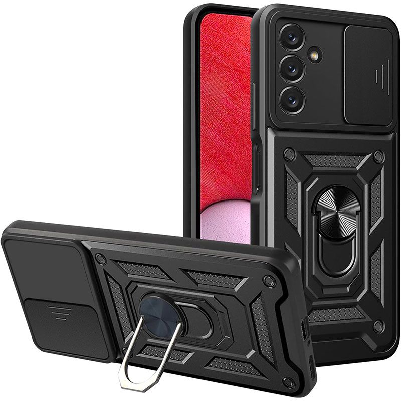 Funda Slide Armor con anillo para Samsung Galaxy A13 5G / A04S