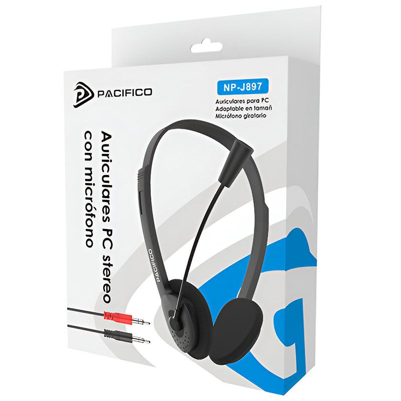 Auriculares PC estéreo con micrófono NP-J897