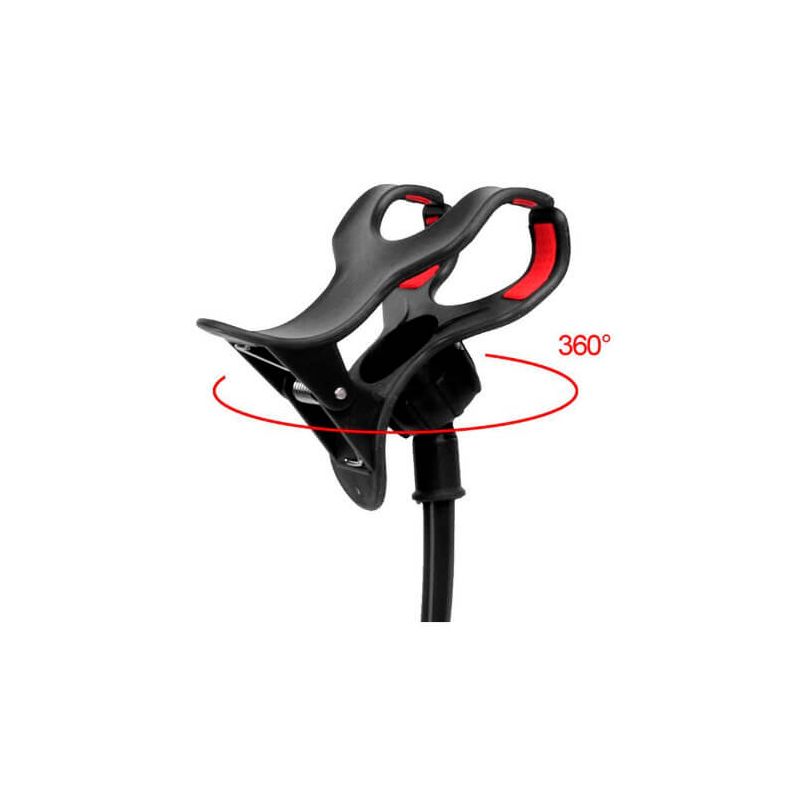 Soporte de pinza giratorio 360 con brazo flexible