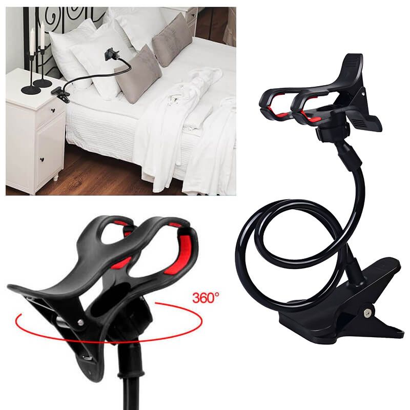 Soporte de pinza giratorio 360 con brazo flexible