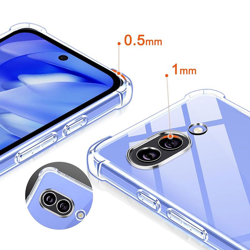 Funda con esquinas reforzadas para Google Pixel 9a