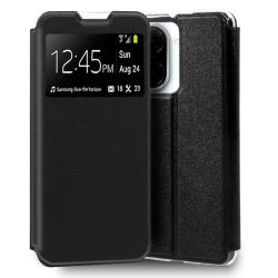 Funda con Tapa y Ventana negra para Xiaomi Redmi A5