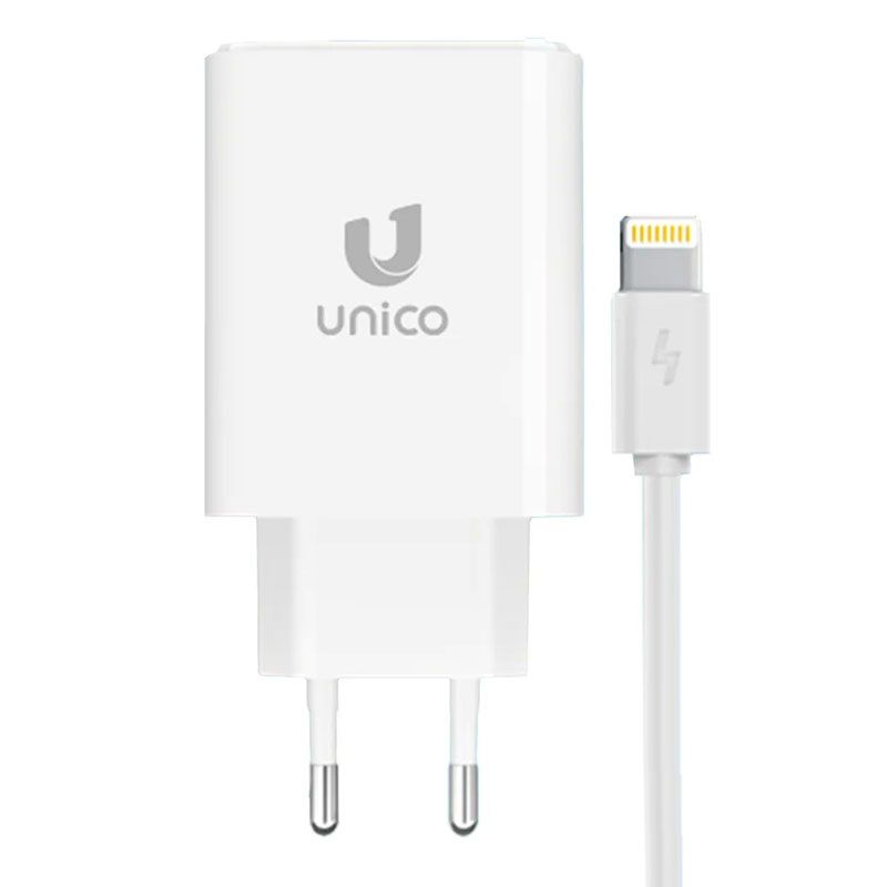Cargador para iPhone y iPad USB 2.4A con cable Lightning
