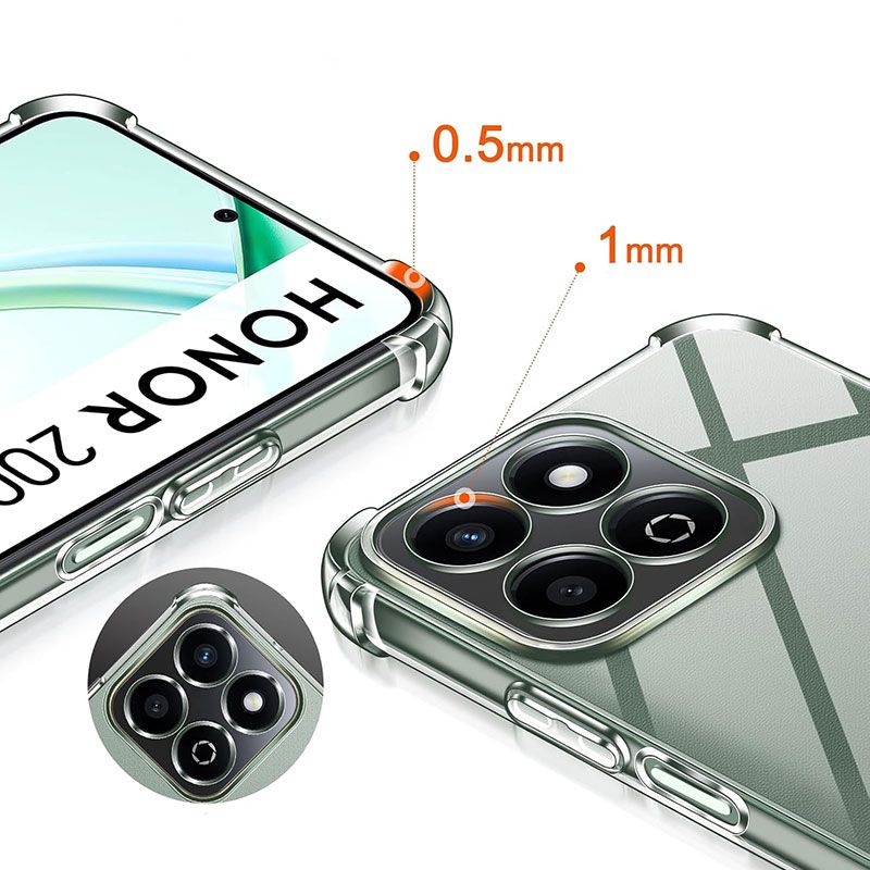 Funda con esquinas reforzadas Honor 200 Smart