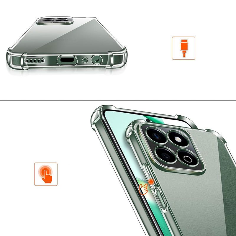 Funda con esquinas reforzadas Honor 200 Smart