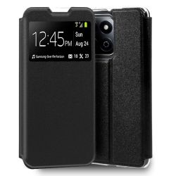 Funda con tapa para Honor 200 Smart Negro