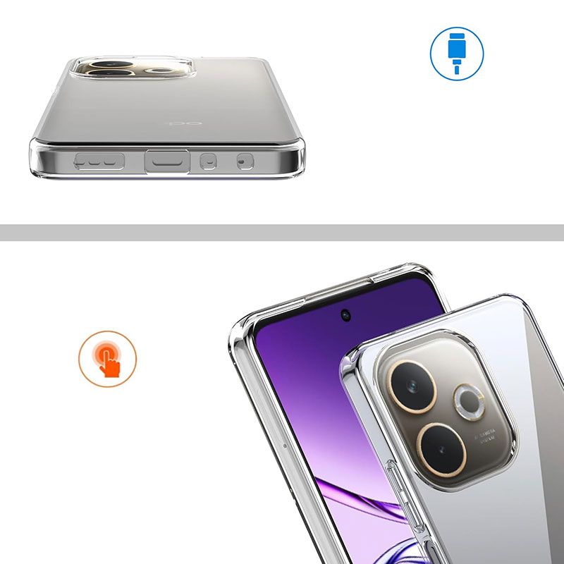 Funda transparente para Oppo A5 Pro / 5G