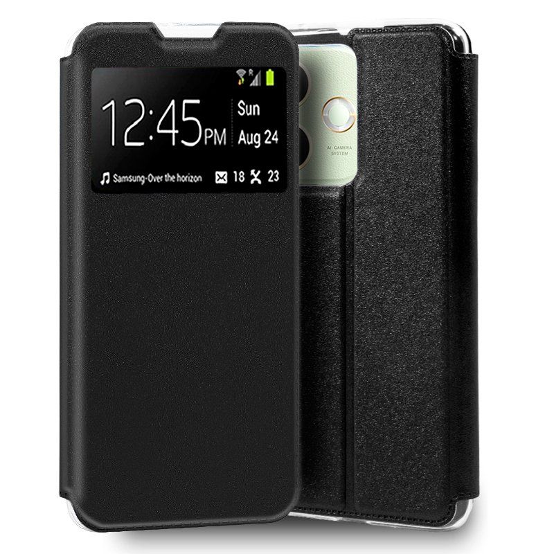 Funda con Tapa para Oppo A5 Pro / 5G negro