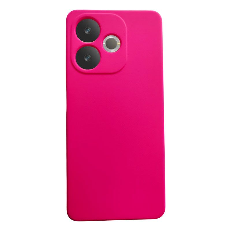 Funda Rosa Fluorescente para Oppo A5 Pro / 5G de silicona suave