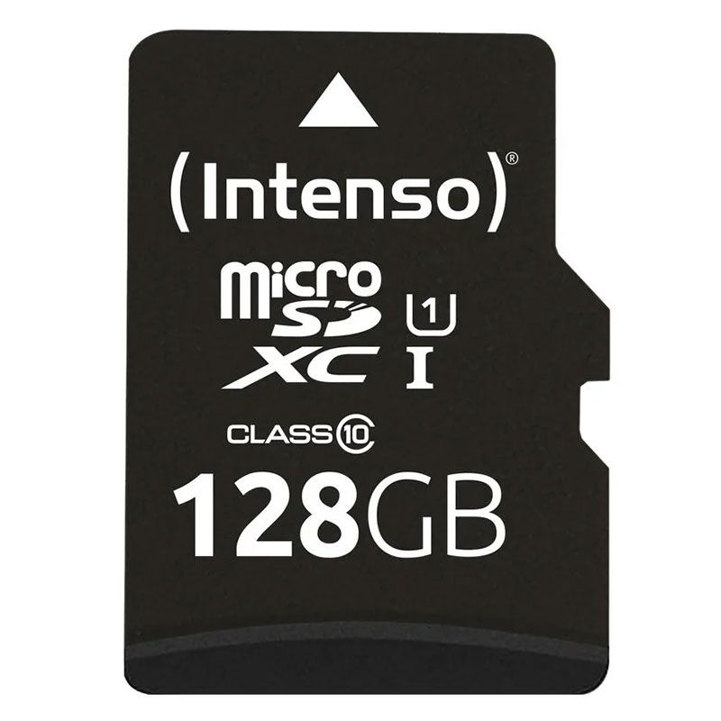 Tarjeta microSD Intenso 128GB UHS-I Clase 10 PREMIUM + Adaptador