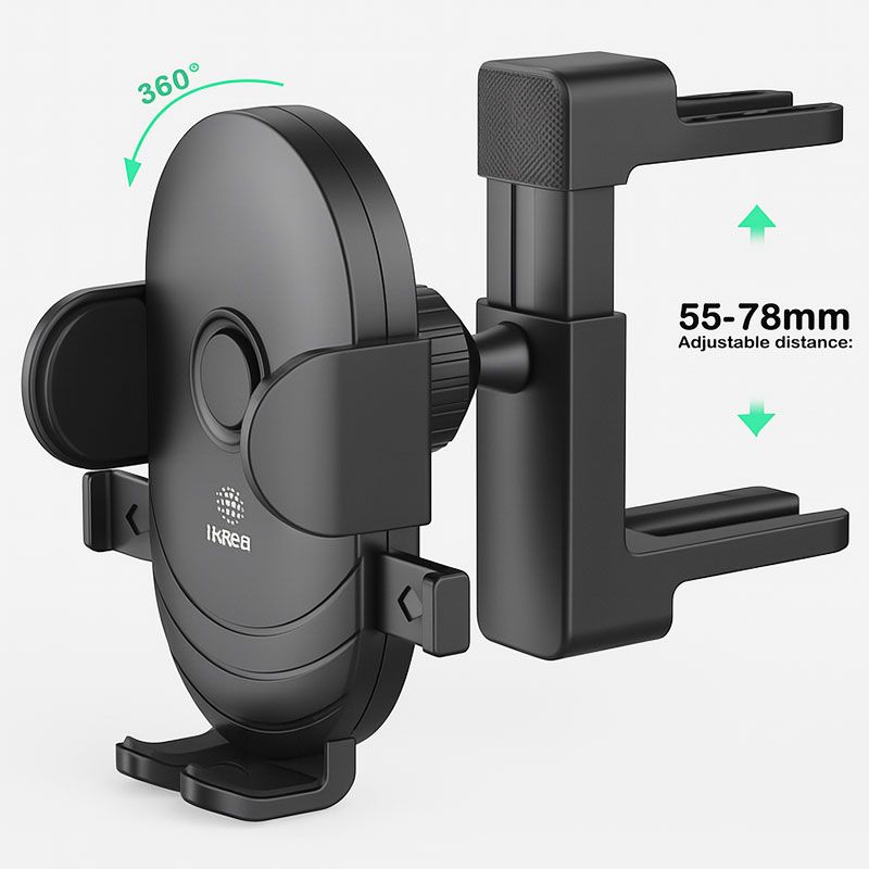 Soporte de coche para rejilla circular de aire acondicionado
