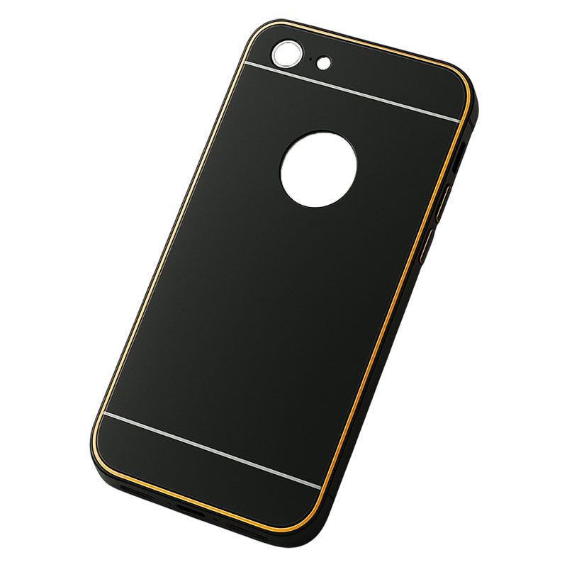Funda Premium con Bumper Metálico para iPhone 6 / 6S negro