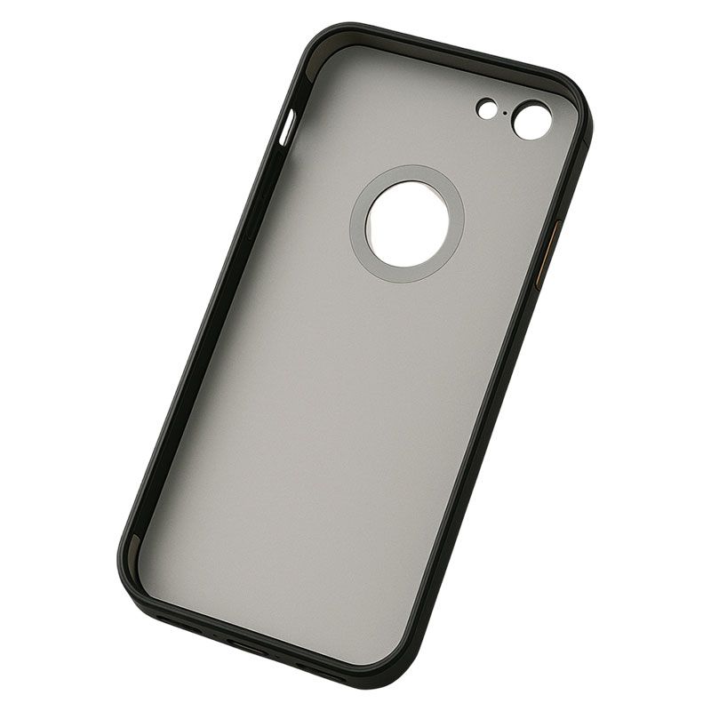 Funda Premium con Bumper Metálico para iPhone 6 / 6S negro