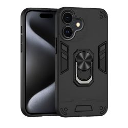 Funda Rugerizada con anillo para iPhone 16