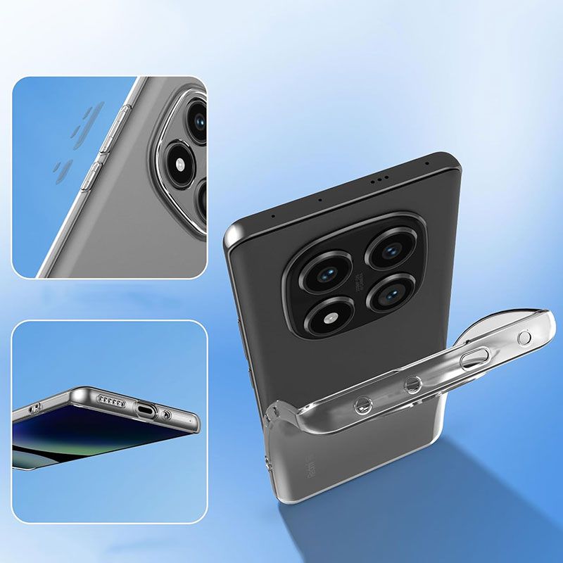 Funda transparente para Xiaomi Redmi Note 14 Pro (4G)