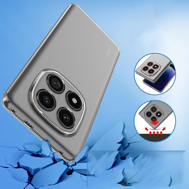 Funda transparente para Xiaomi Redmi Note 14 Pro (4G)