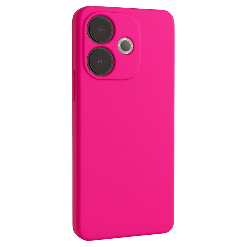 Funda Rosa Fluorescente para Oppo A5 Pro / 5G de silicona suave
