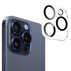 Protector cámara para iPhone 15 Pro / Max de cristal templado