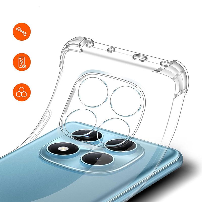 Funda con esquinas reforzadas para Xiaomi Redmi Note 14 Pro (4G)