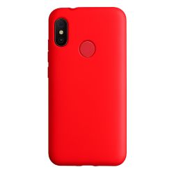 Funda de Silicona suave para Xiaomi Redmi 6 Pro / Mi A2 Lite Rojo