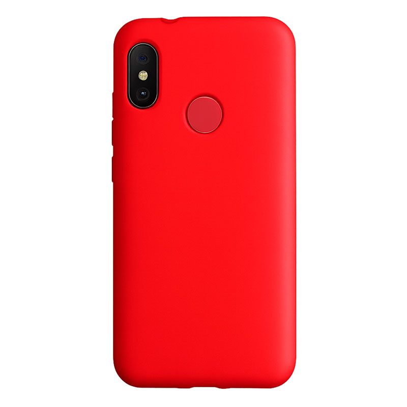 Funda de Silicona suave para Xiaomi Redmi 6 Pro / Mi A2 Lite Rojo