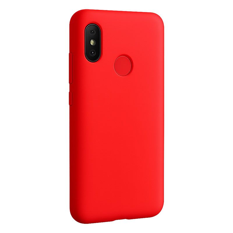 Funda de Silicona suave para Xiaomi Redmi 6 Pro / Mi A2 Lite Rojo