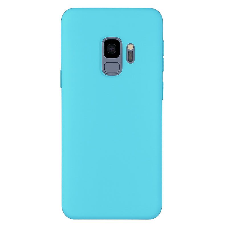 Funda de Silicona suave para Samsung Galaxy S9 Azul Celeste