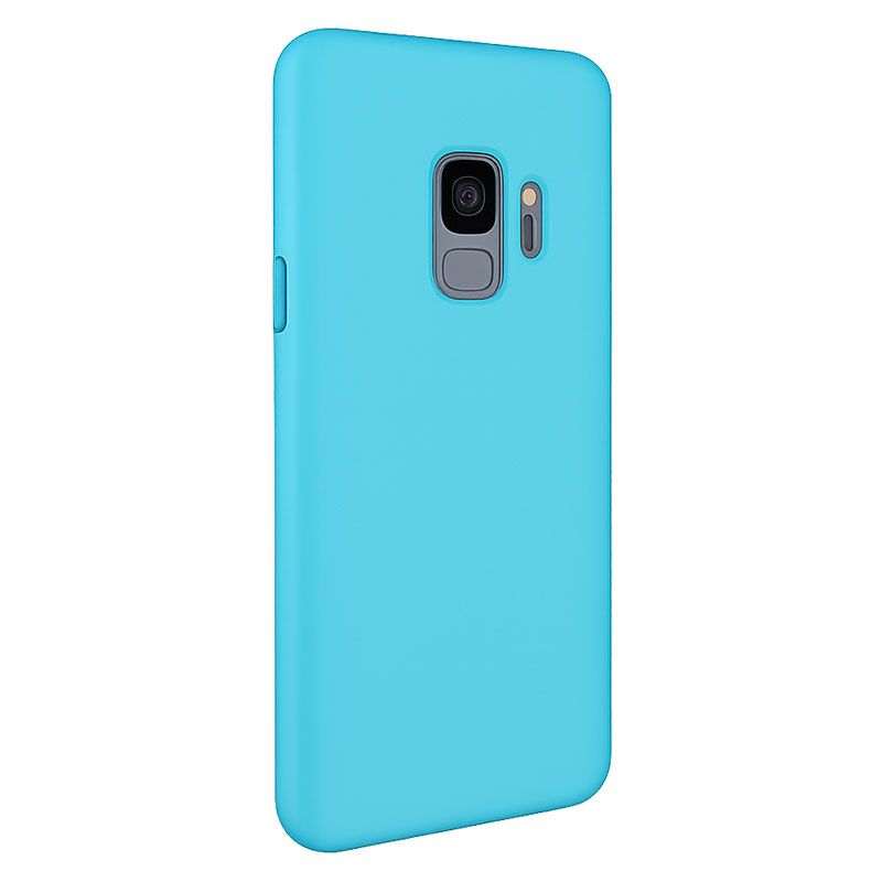 Funda de Silicona suave para Samsung Galaxy S9 Azul Celeste