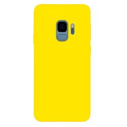 Funda de Silicona suave para Samsung Galaxy S9 Amarillo