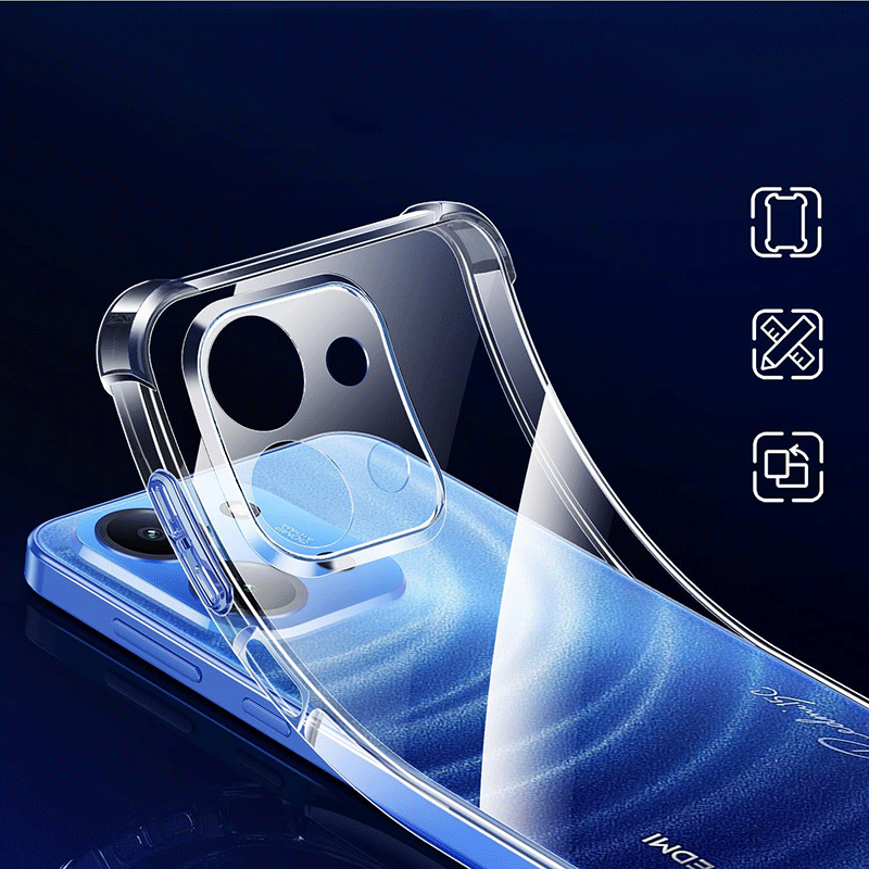 Funda con esquinas reforzadas para Xiaomi Redmi 15C