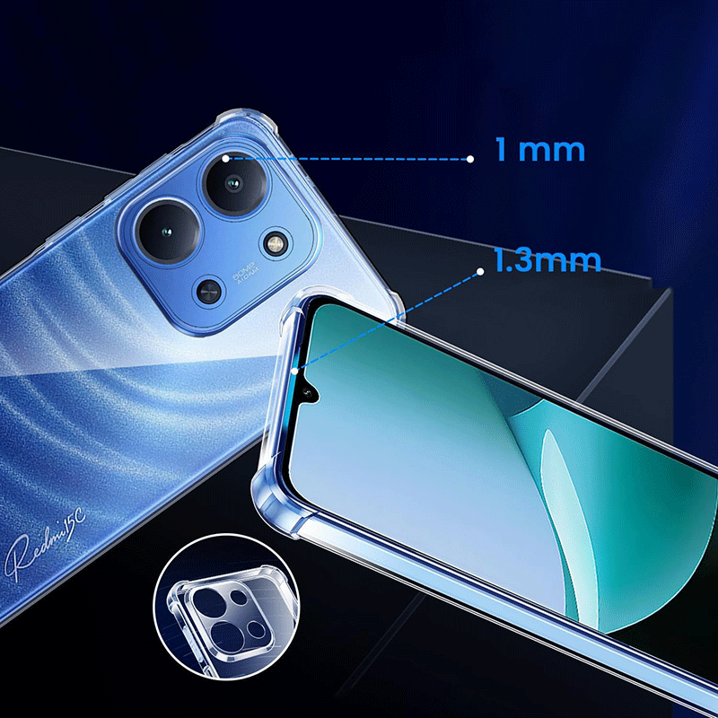 Funda con esquinas reforzadas para Xiaomi Redmi 15C