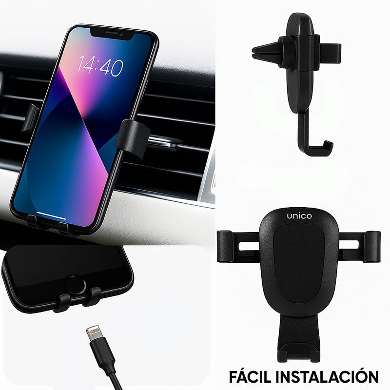 Soporte de rejilla por gravedad universal para móvil BR1494