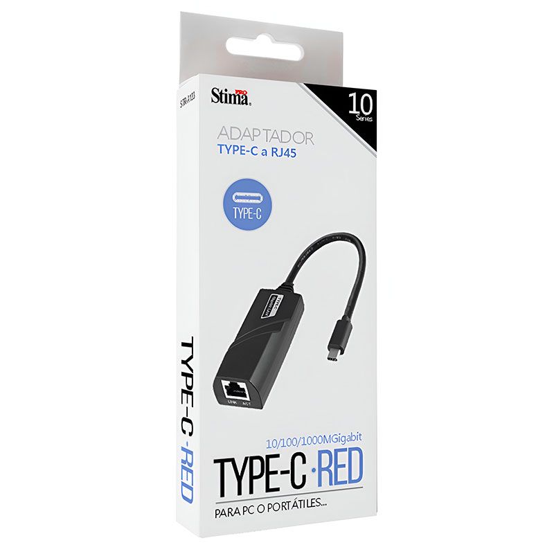 Adaptador de Red Tipo C a RJ45 10/100/1000M Gigabit