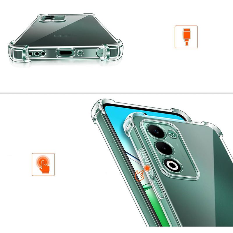 Funda con esquinas reforzadas para Oppo A5 4G / A5 5G