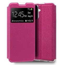 Funda con Tapa y Ventana para Samsung Galaxy A17 5G / A26 5G Rosa