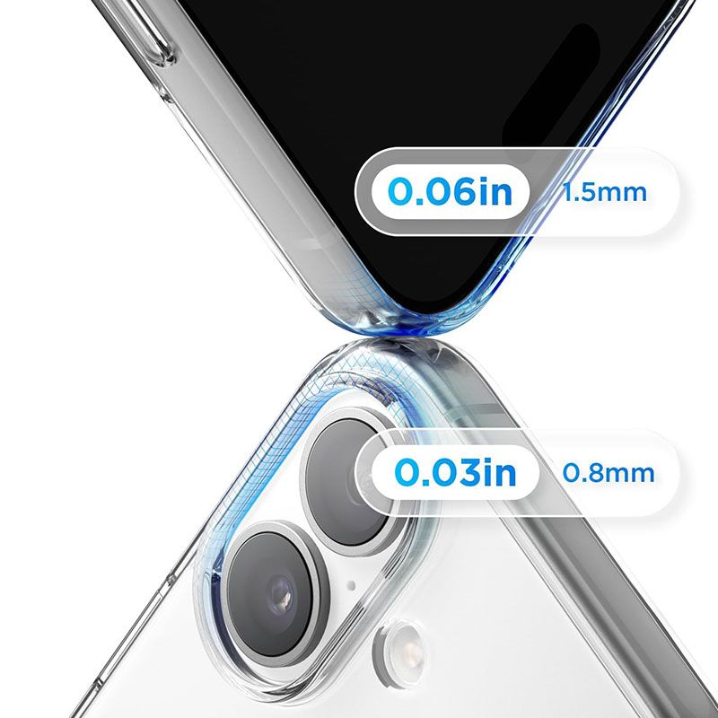 Funda transparente para iPhone 17