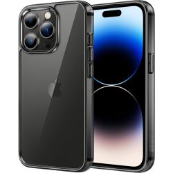 Funda Transparente con Borde Negro para iPhone 16 Pro