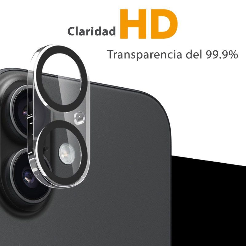 Protector para Cámara de iPhone 17 de Cristal Templado