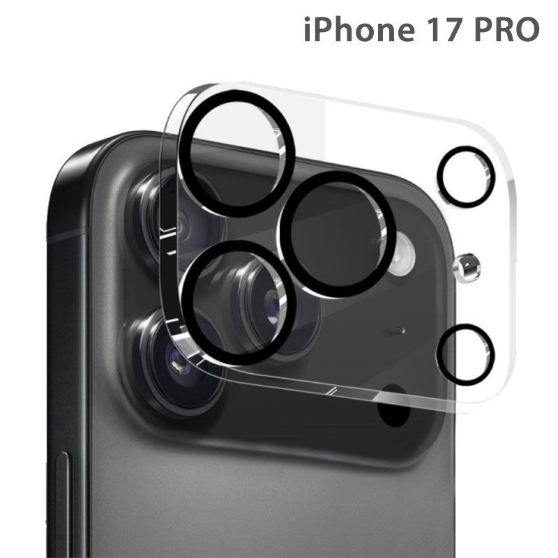 Protector para Cámara de iPhone 17 Pro de Cristal Templado