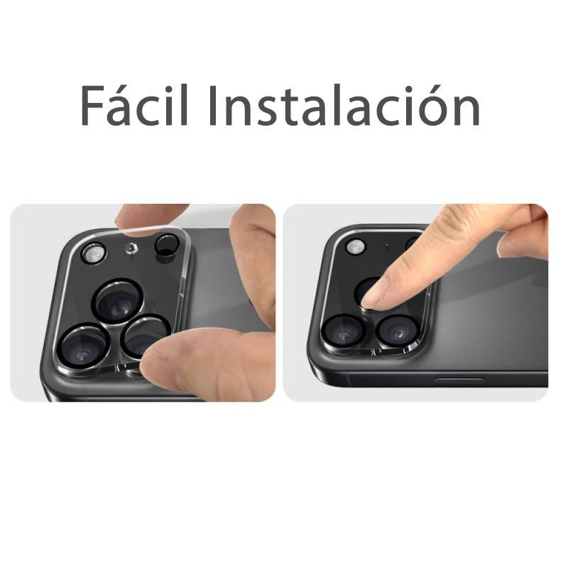 Protector para Cámara de iPhone 17 Pro Max de Cristal Templado