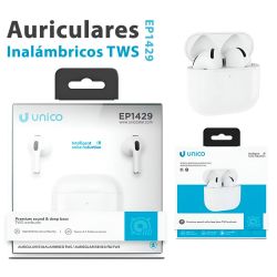 Auriculares Inalámbricos EP1429 TWS Bluetooth 300mAh