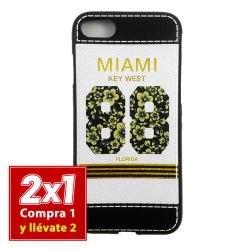 Funda con relieve Miami Key West 88 Florida para iPhone 6 y 6S