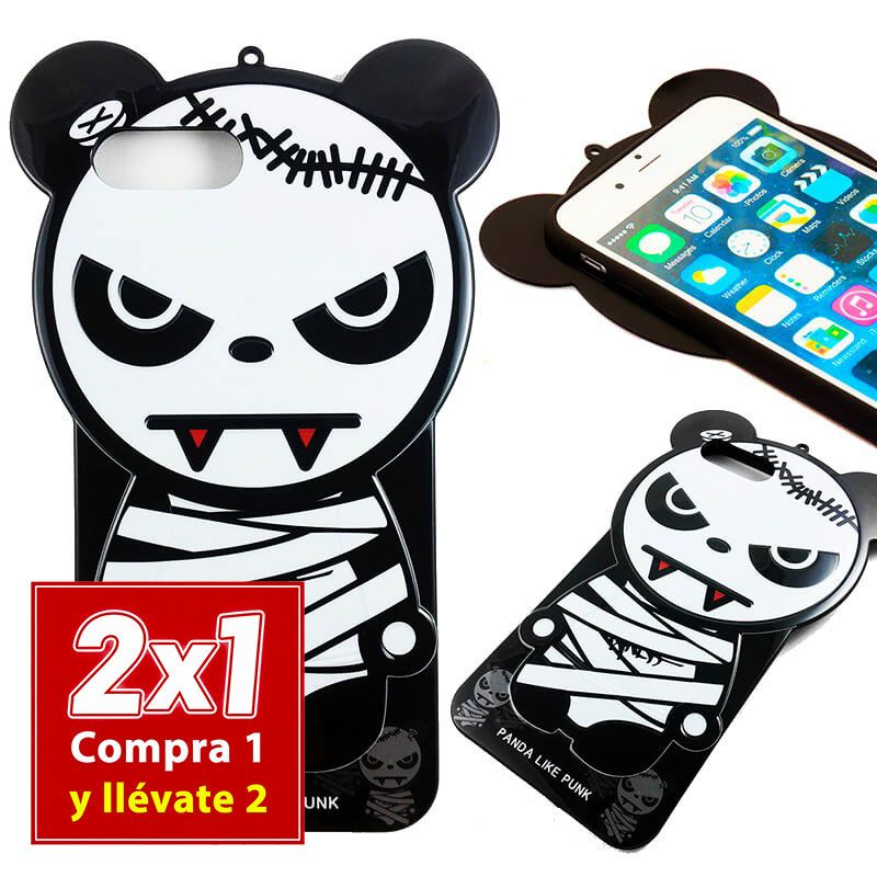 Funda Oso Panda Like Punk para iPhone 7 / 8 Momia Halloween 