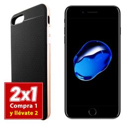 Funda con Bumper Neo Hybrid iPhone 7 Plus / 8 Plus Oro Rosa