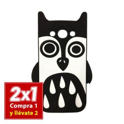 Funda 3D de Silicona Buho de la Suerte para Samsung Galaxy S3